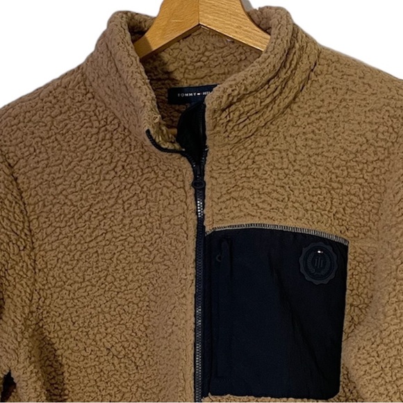 Tommy Hilfiger Cozy Warm Teddy Jacket Sz L - Picture 2 of 5